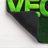 Ik ben Vegan geschreven met een grassy Natuur text Muismat (Hoek)