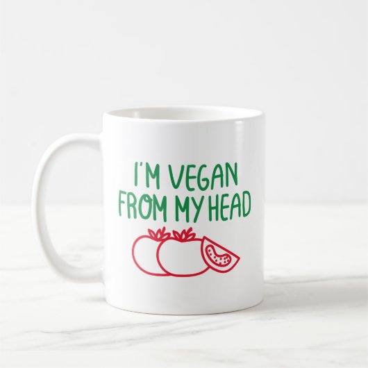 Ik ben Vegan Koffiemok (Links)