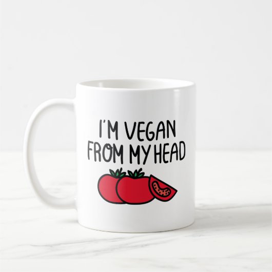 Ik ben Vegan Koffiemok (Links)