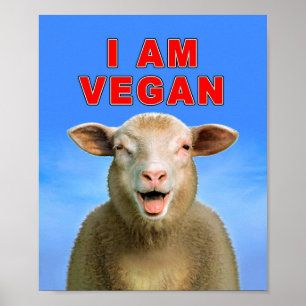 IK BEN VEGAN POSTER
