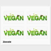 Ik ben Vegan Sticker (Vel)
