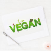 Ik ben Vegan Sticker (Envelop)