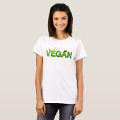Ik ben Vegan T-shirt (Voorkant volledig)