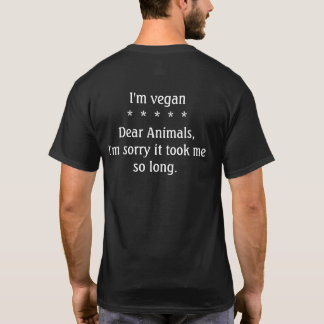 Ik ben vegan t-shirt