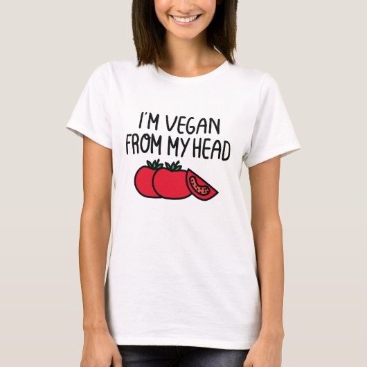 Ik ben Vegan T-shirt (Voorkant)