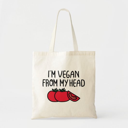 Ik ben Vegan Tote Bag (Voorkant)