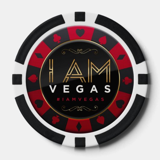 IK BEN VEGAS POKER CHIPS (Voorkant)