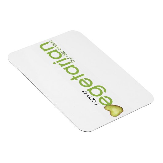 Ik ben vegetariër - Magnet Magneet (Rechterzijde)