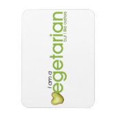 Ik ben vegetariër - Magnet Magneet (Verticaal)