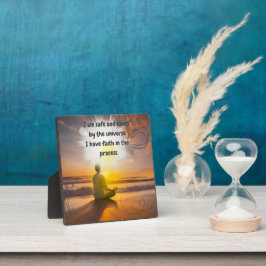 Ik ben veilig en geliefd fotoplaat