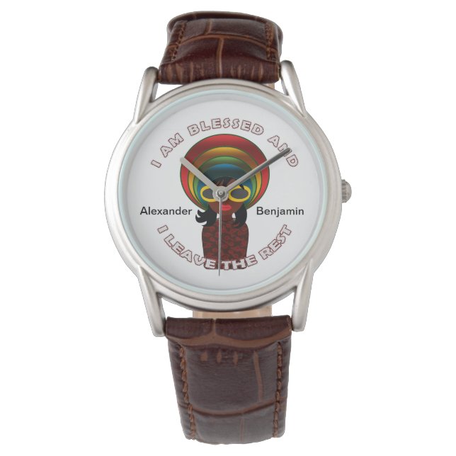 Ik ben verbijsterd geïnspireerd dankzij de dankbar horloge (Voorkant)
