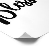 Ik ben verbijsterd vet Inspirerend Christelijk Poster (Hoek)