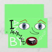 Ik ben verbluffend door jou - Nod Notes Briefkaart (Voorkant / Achterkant)