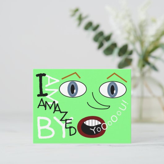 Ik ben verbluffend door jou - Nod Notes Briefkaart (Staand voorkant)