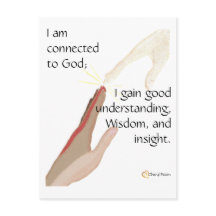 Ik ben verbonden met God; ik krijg goede... briefk