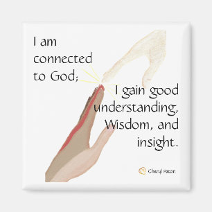 Ik ben verbonden met God; ik krijg goede... magnet