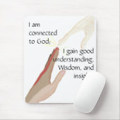 Ik ben verbonden met God; ik krijg goede... muisma Muismat (Met muis)