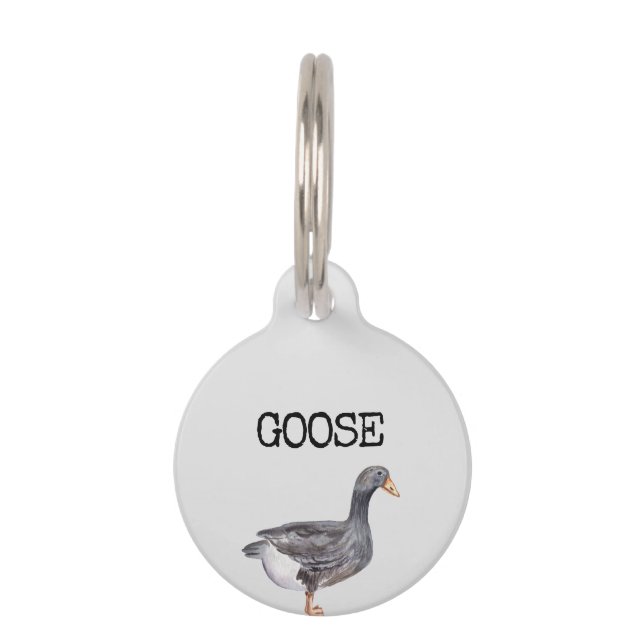 Ik ben verdwaald bel gans huisdierpenning (Voorkant)
