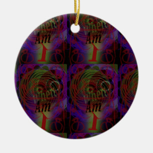 Ik ben verdwaald  keramisch ornament