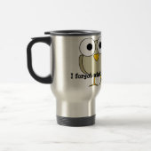 Ik ben vergeten wat ik drink Thermische beker Reisbeker (Links)