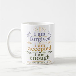 Ik Ben Vergeven Aanvaard Genoeg Bijbelcitaat Koffiemok