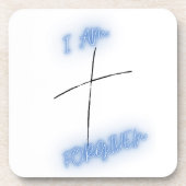 Ik ben Vergeven Blauwe Kruis Bier Onderzetter (Voorkant)