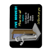 Ik ben verhuisd, Aangepast Afbeelding Kaart, Verpl Magneet (Verticaal)