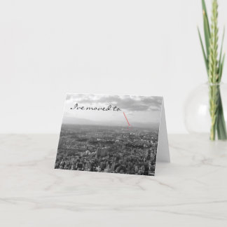 Ik ben verhuisd... aankondiging