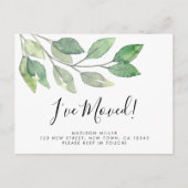 Ik ben verhuisd aankondigingskaart (Voorkant)