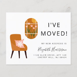 Ik ben verhuisd Boho Terracotta Verhuisbericht