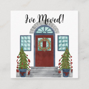 Ik ben verhuisd! Kerst thuis bijlage kaart