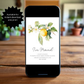 Ik ben verhuisd | Lemon Blossom Nieuw Adres Aankondiging