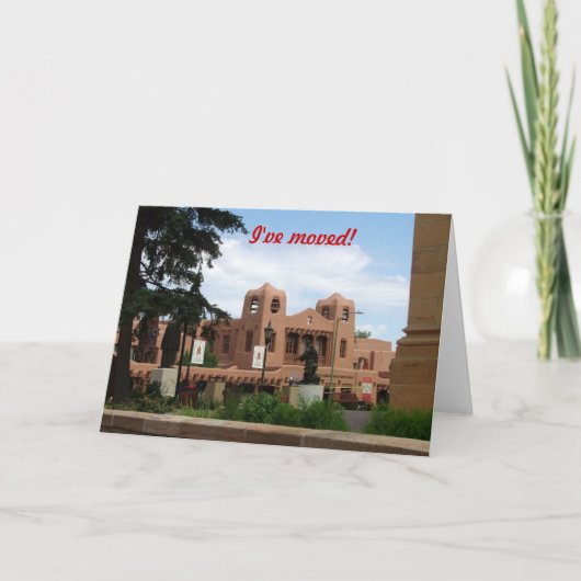 Ik ben verhuisd - naar Santa Fe Aankondiging (Voorkant)