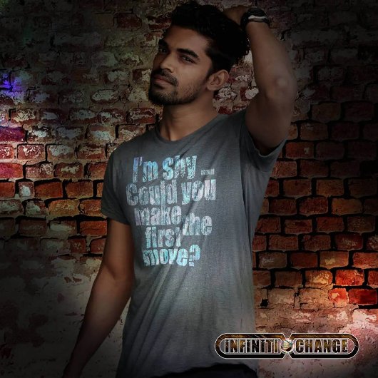 IK BEN VERLEGEN | Grunge | Pastels | Typografie | T-shirt