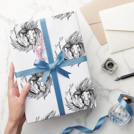 Ik ben verliefd cadeaupapier (Geschenken)