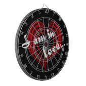 Ik ben verliefd.. dartbord (Voorkant Links)