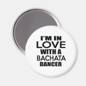 IK BEN VERLIEFD OP BACHATA FIGHTER MAGNEET (Voorkant / Achterkant)