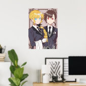 Ik ben verliefd op de schurken | Rae en Claire Poster (Thuiskantoor)