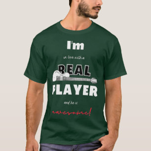 Ik ben verliefd op een echte bass Guitar speler en T-shirt