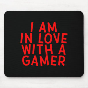 Ik Ben Verliefd Op Een Gamer Schattig Valentijnsda Muismat