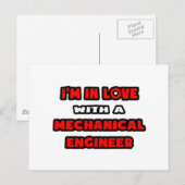 Ik ben verliefd op een monteur briefkaart (Voorkant / Achterkant)