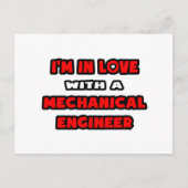 Ik ben verliefd op een monteur briefkaart (Voorkant)