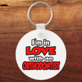 Ik ben verliefd op een orthodontist sleutelhanger (Voorkant)
