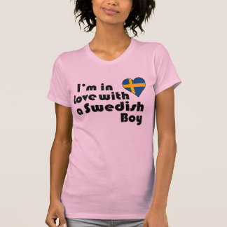 Ik ben verliefd op een Zweedse jongen T-shirt