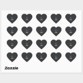Ik ben verliefd op Halloween Spokenkasteel_1 Hart Sticker (Vel)