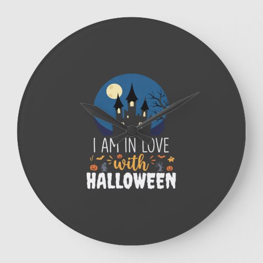 Ik ben verliefd op Halloween spookkasteel_1 Grote Klok (Voorkant)