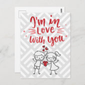 ik ben verliefd op je briefkaart (Voorkant / Achterkant)