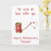 Ik ben verliefd op je dikke Jubileum Kaart (Gele Bloem)