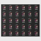 Ik ben verliefd op je grappige wijn woordspeling D Cadeaupapier (Vlak)