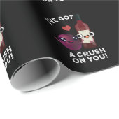 Ik ben verliefd op je grappige wijn woordspeling D Cadeaupapier (Rol Hoek)